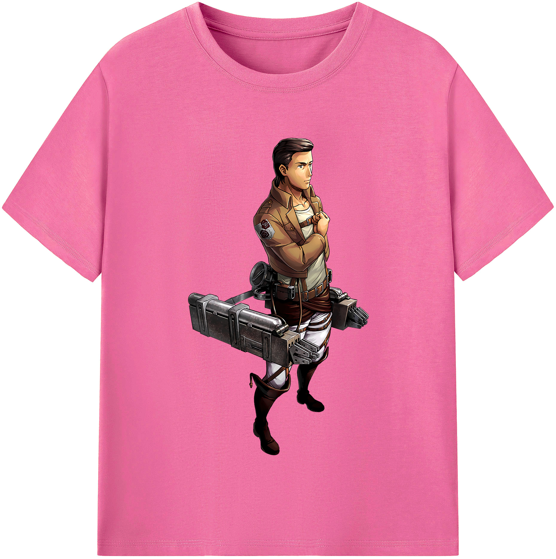 （画像用） 進撃の巨人 Attack on Titan レディースカジュアルプリントTシャツ（綿100％）